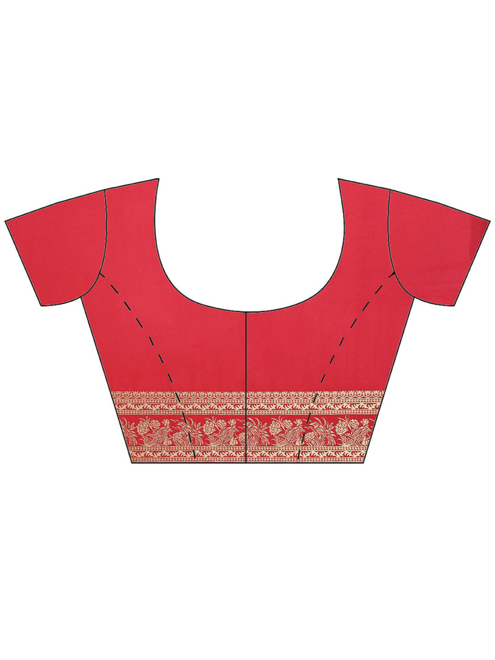 Zari Zaal Art Handloom Woven Saree
