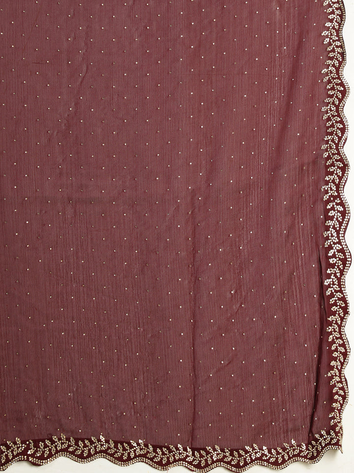Digital Printed Chiffon Saree