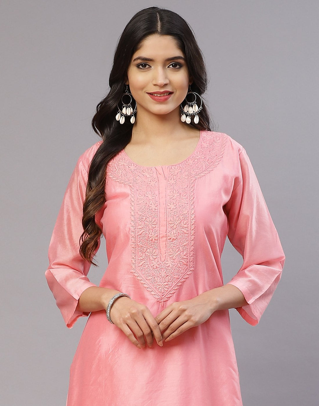Cotton Chanderi Kurti