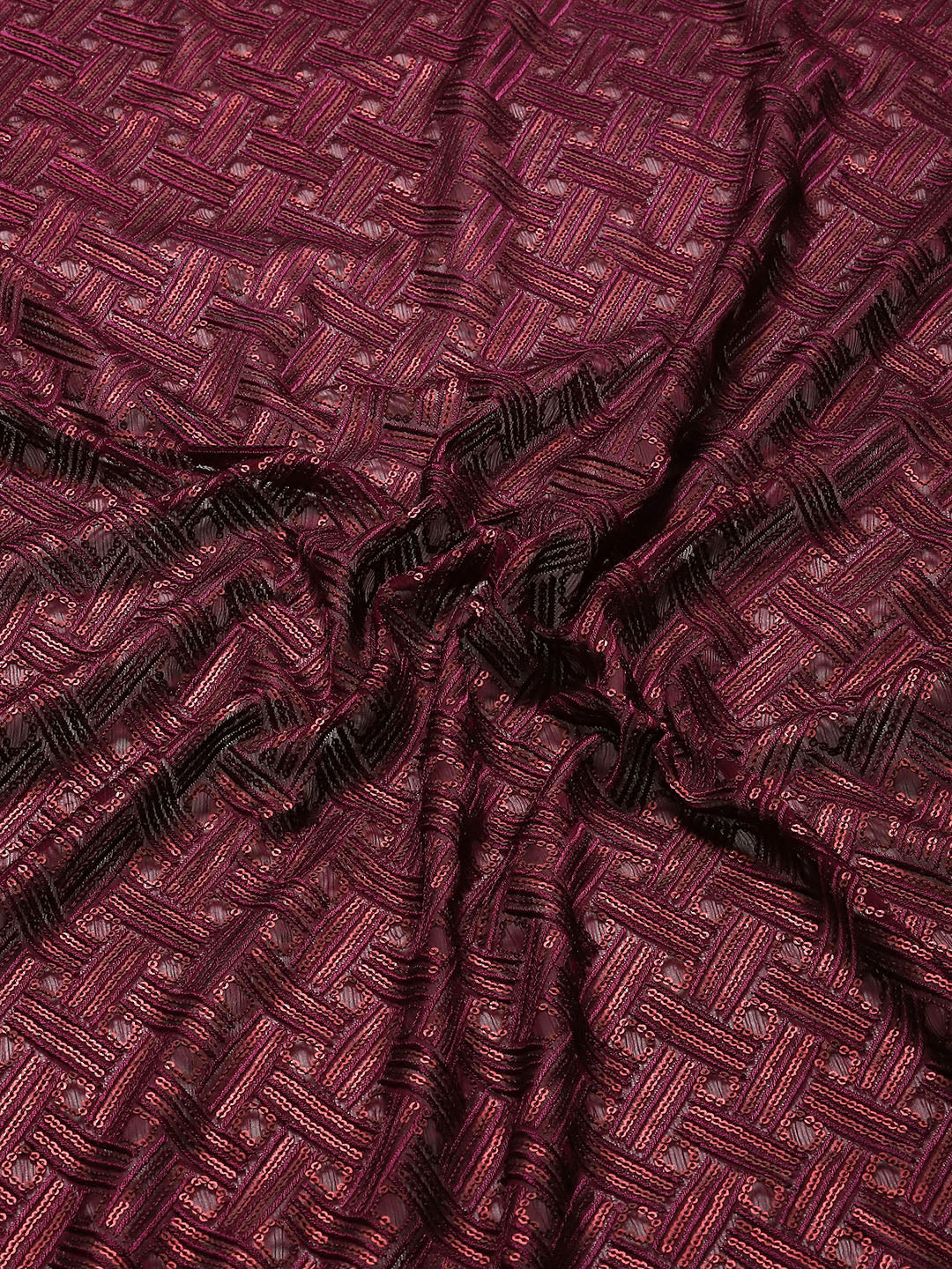 Resham Embroidered Chiffon Saree