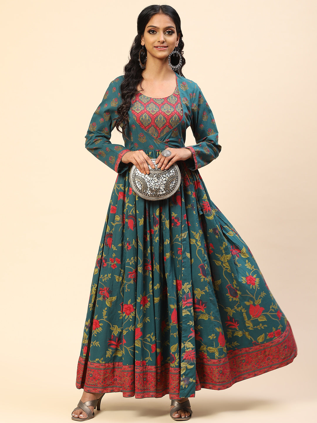 Printed Cotton Anarkali Kurta