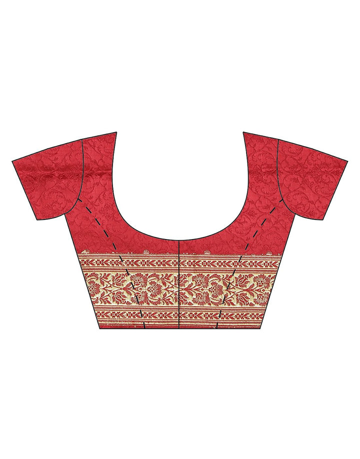 MBZ Meena Bazaar-Woven Banarasi Tanchoi Saree
