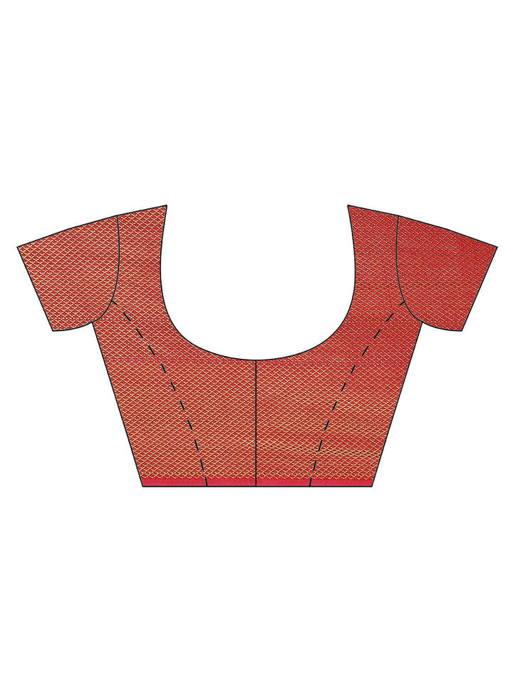 Plain Zari Border Handloom Woven Saree