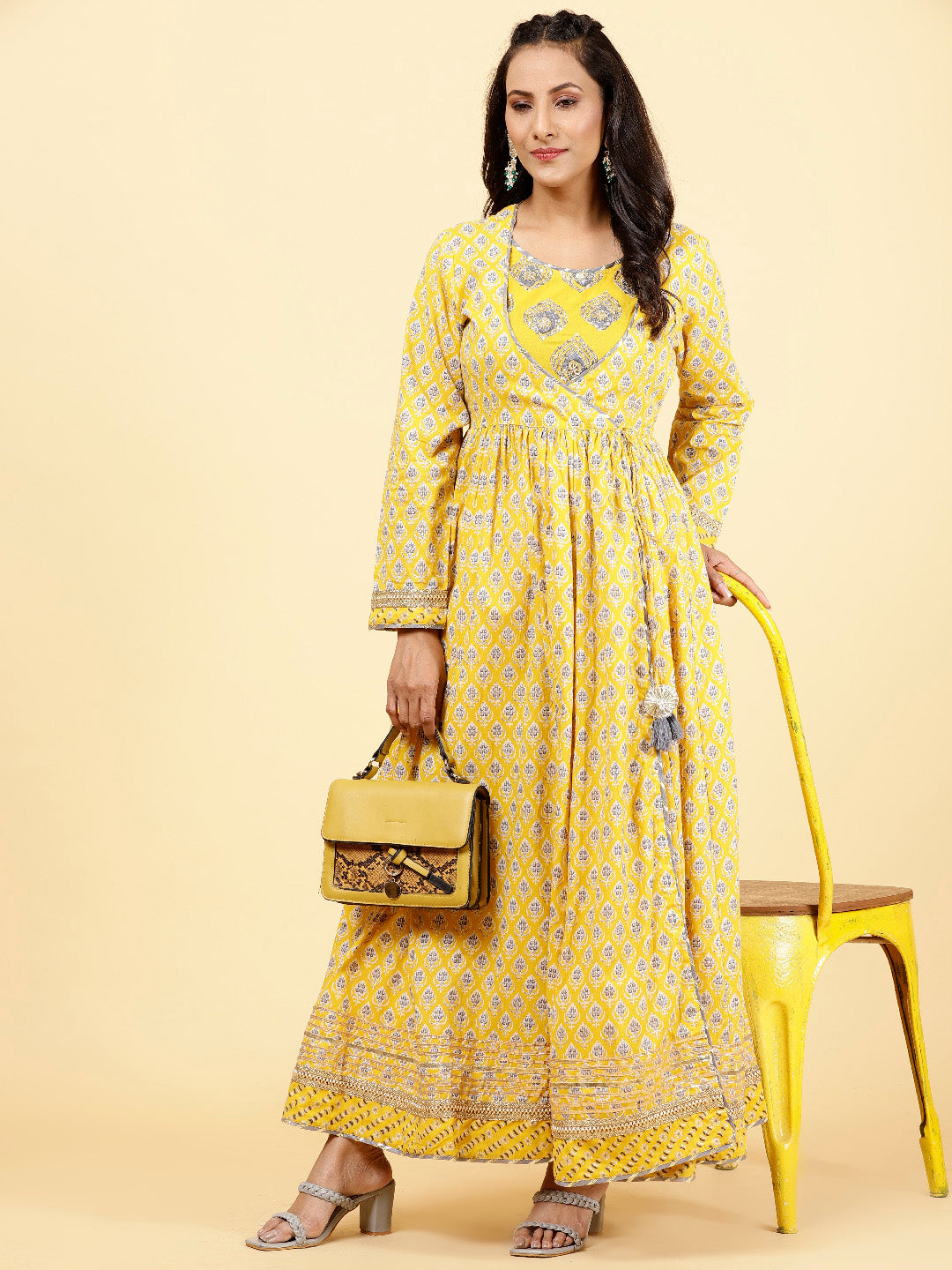 Floral Printed Cotton Kurta