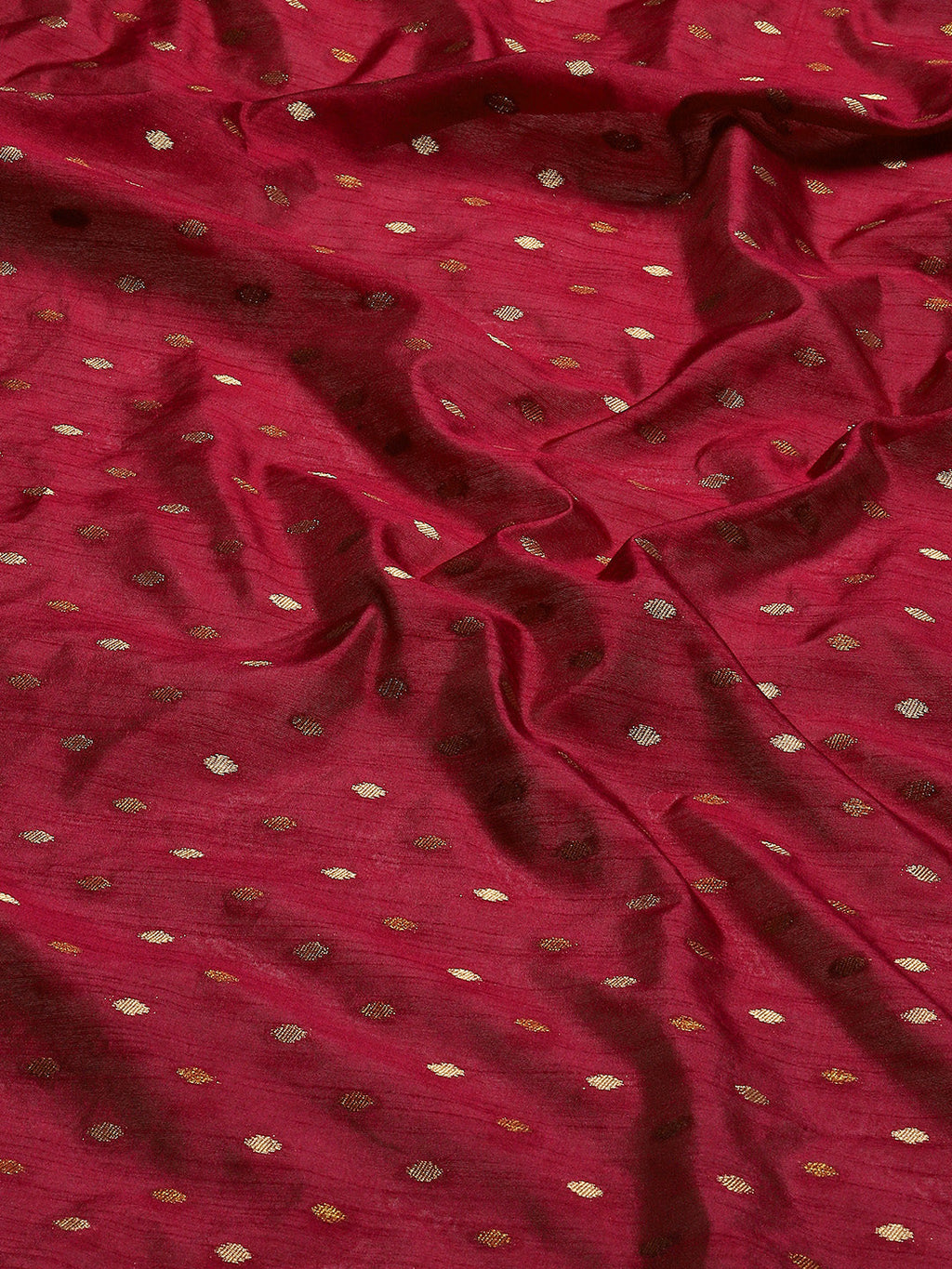 Zari Border Booti Woven Handloom Saree