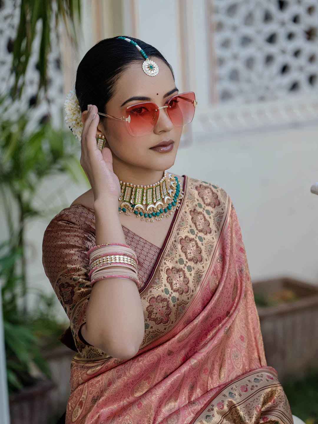 Kanjivaram Art Silk Woven Saree