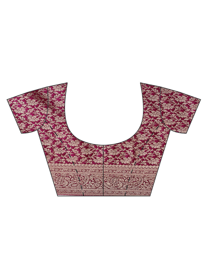 Zari Border Booti Georgette Plain Saree