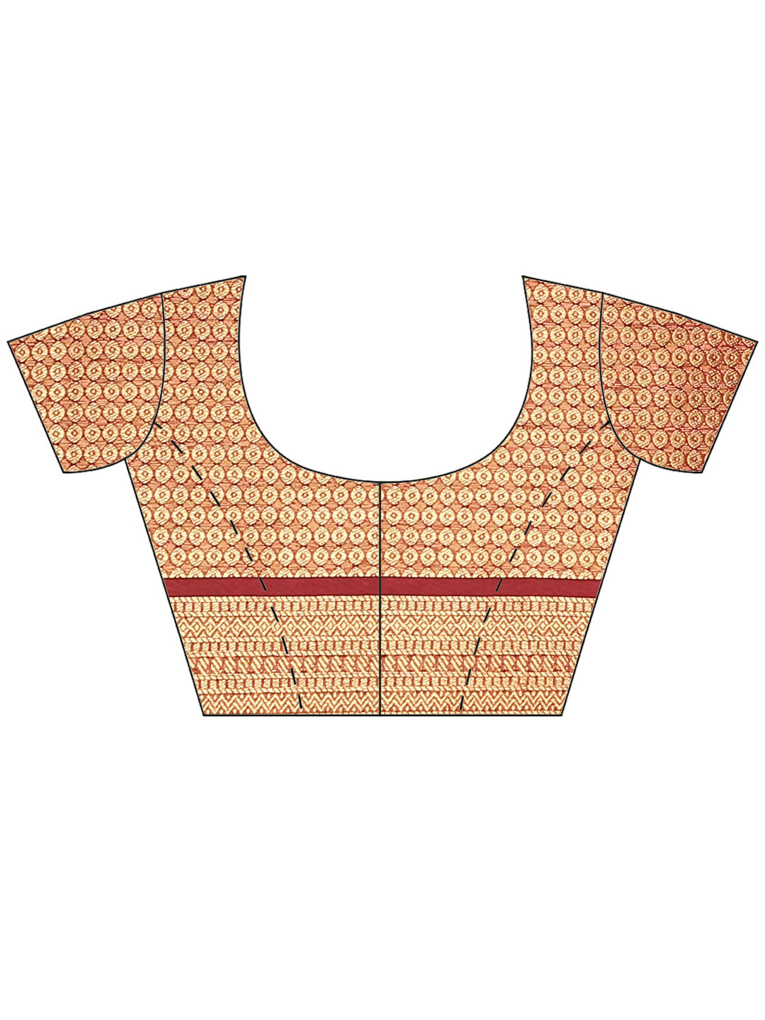 Brocade Zari Zaal Art Handloom Woven Saree