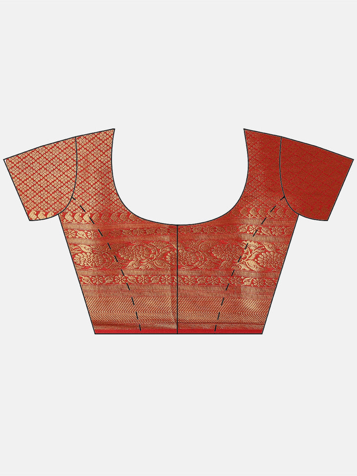 Zari Border Booti Work Art Handloom Woven Saree