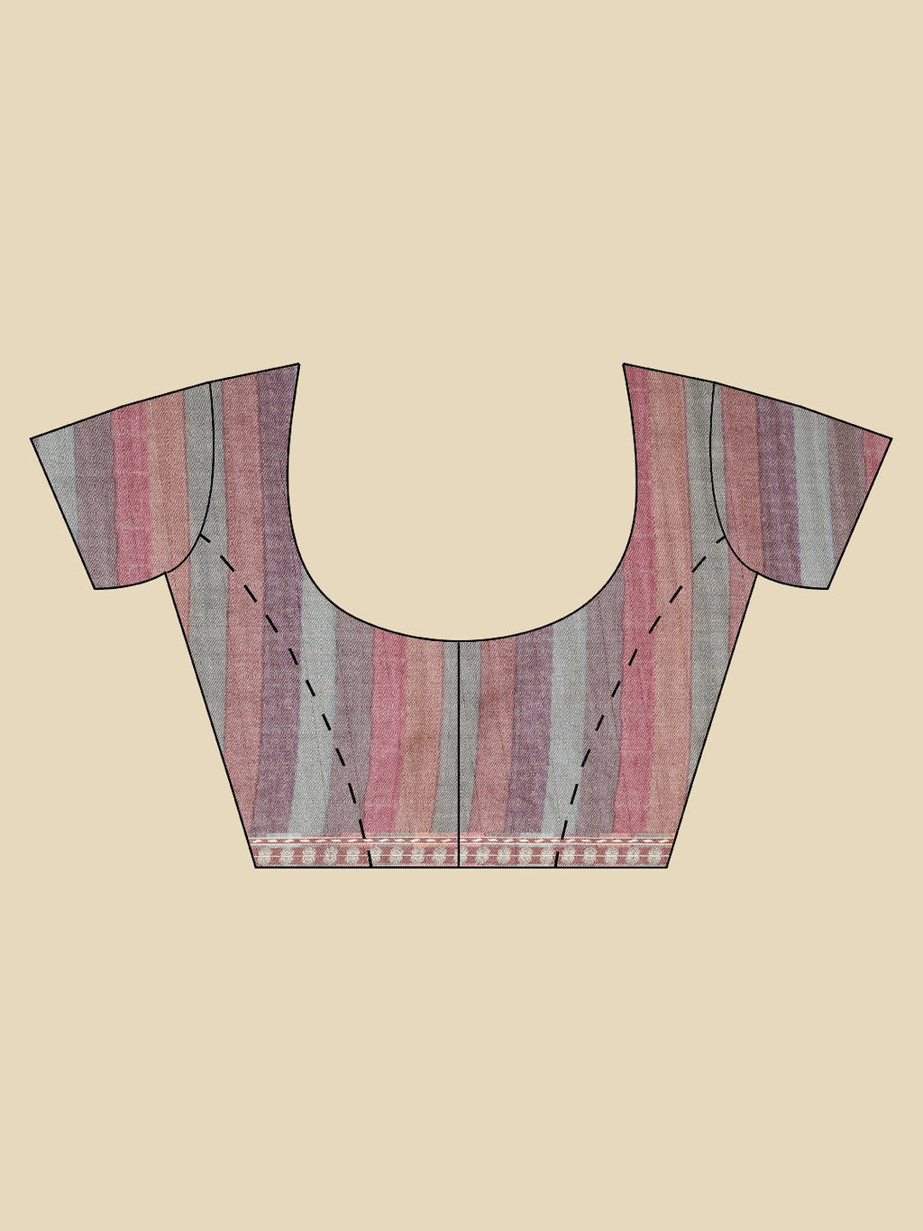 Printed Tussar Woven Saree