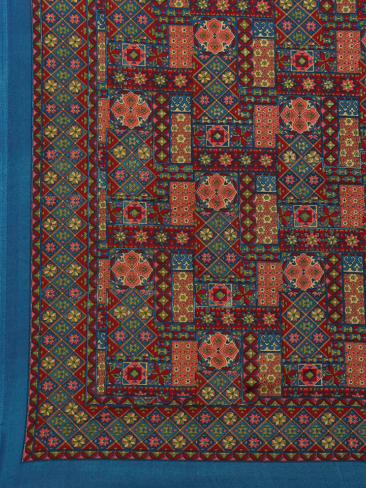 Digital Printed Crepe Saree
