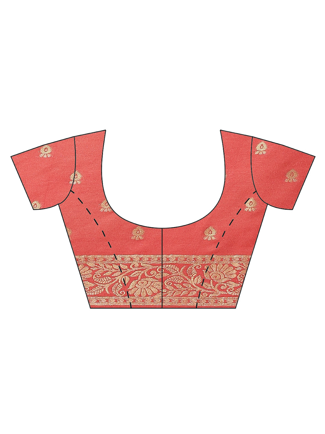 Floral Zari Jaal Handloom Woven Saree