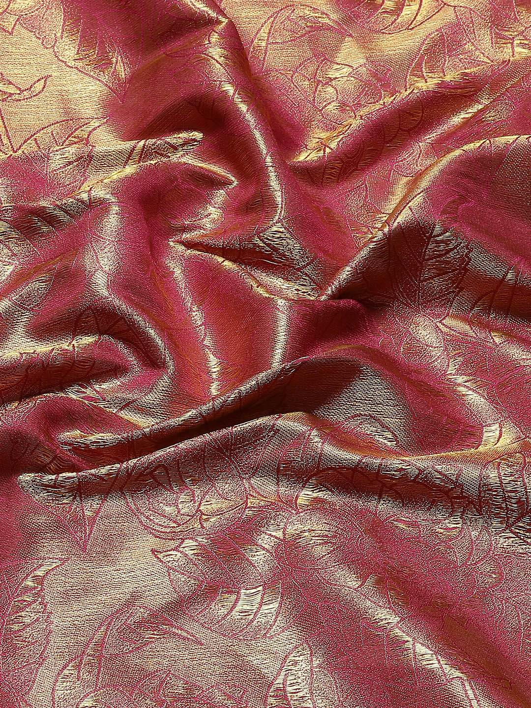 Floral Zari Jaal Woven Saree