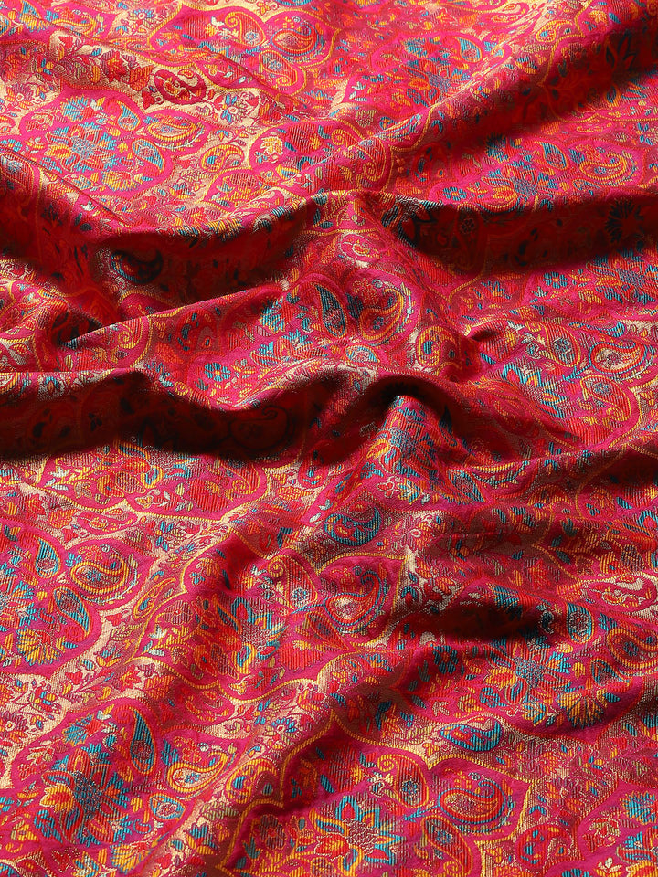 Zari Jaal Woven Handloom Saree