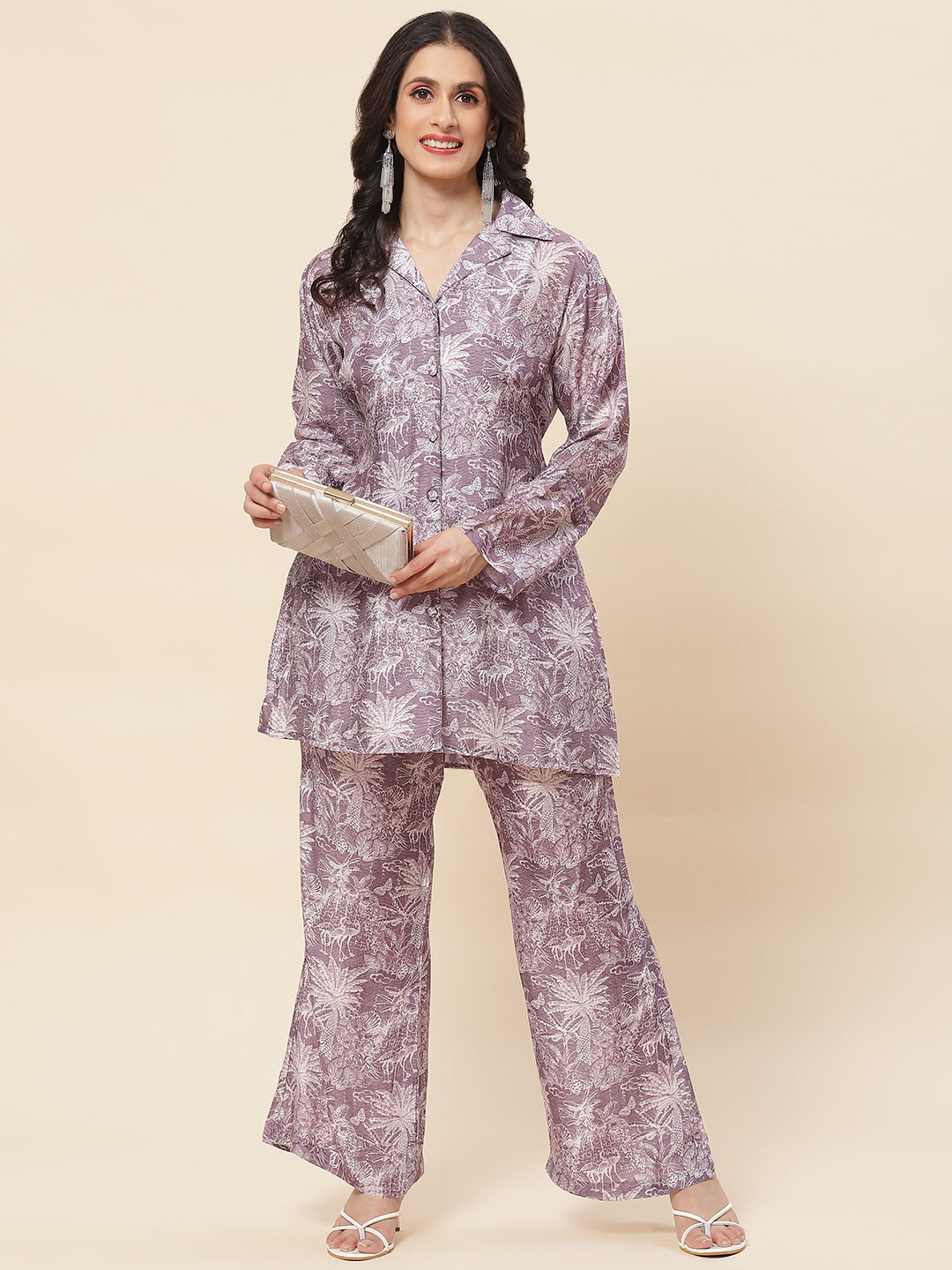 Printed Cotton Kurti With Pants