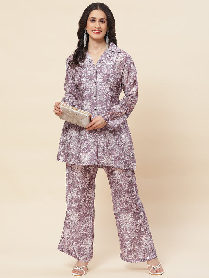 Printed Cotton Kurti With Pants