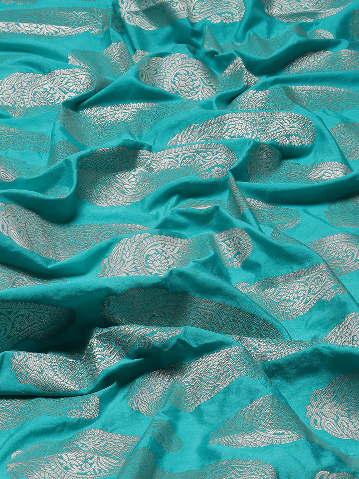 Zari Paisley Woven Handloom Saree