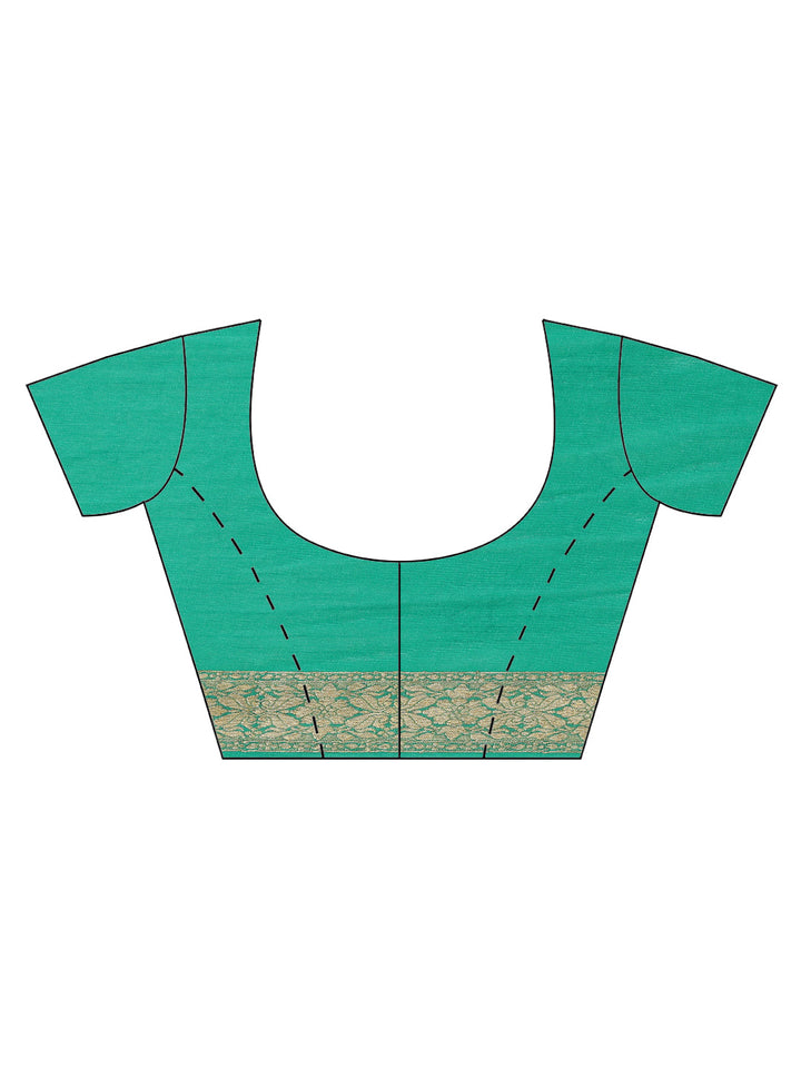 Zari Jaal Handloom Woven Saree
