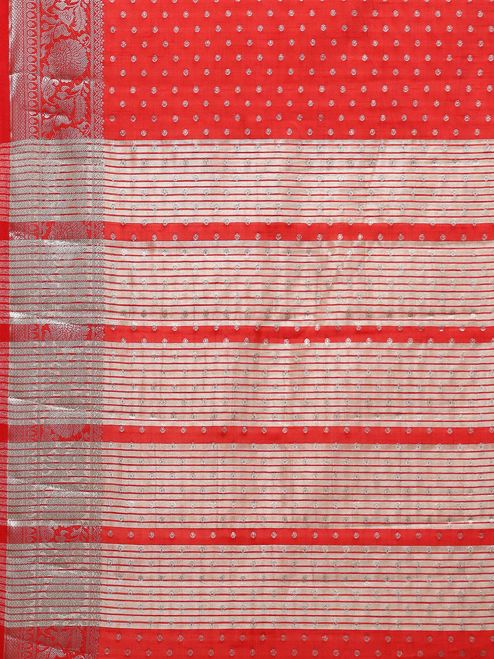 Woven Booti Art Silk Saree