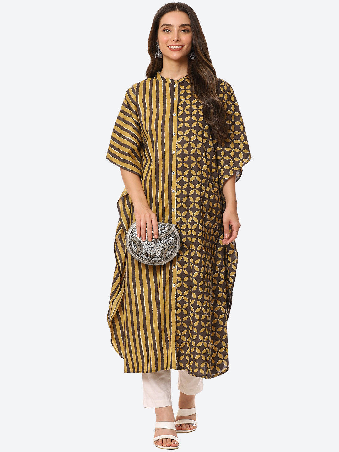 Printed Cotton Kaftan Kurta