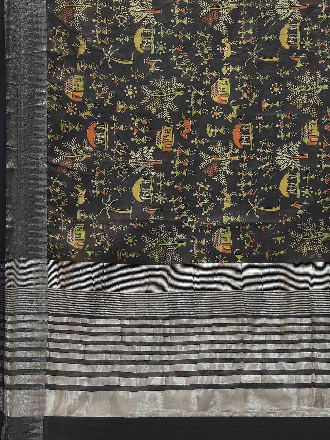 Digital Printed Art Silk Saree