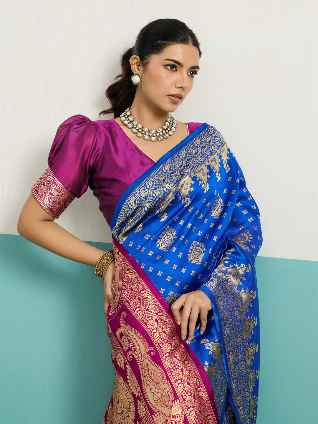 Woven Design Art Silk Saree