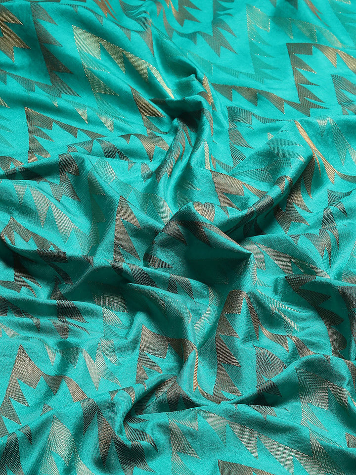 Leheriya Pattern Woven Handloom Saree