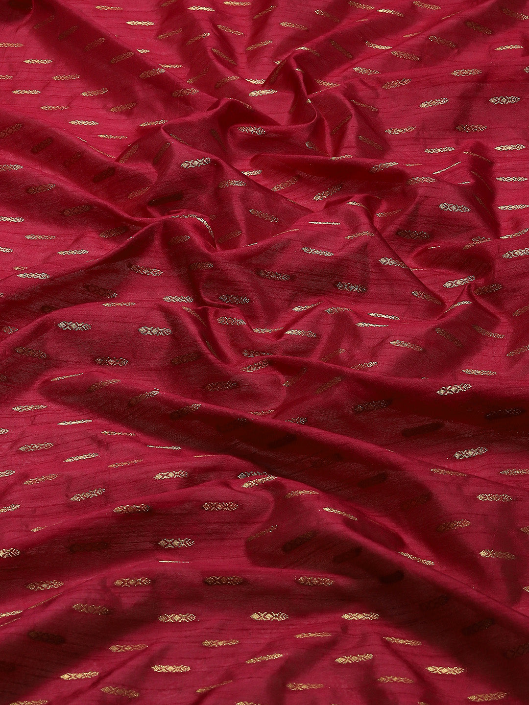 Zari Border Booti Woven Handloom Saree