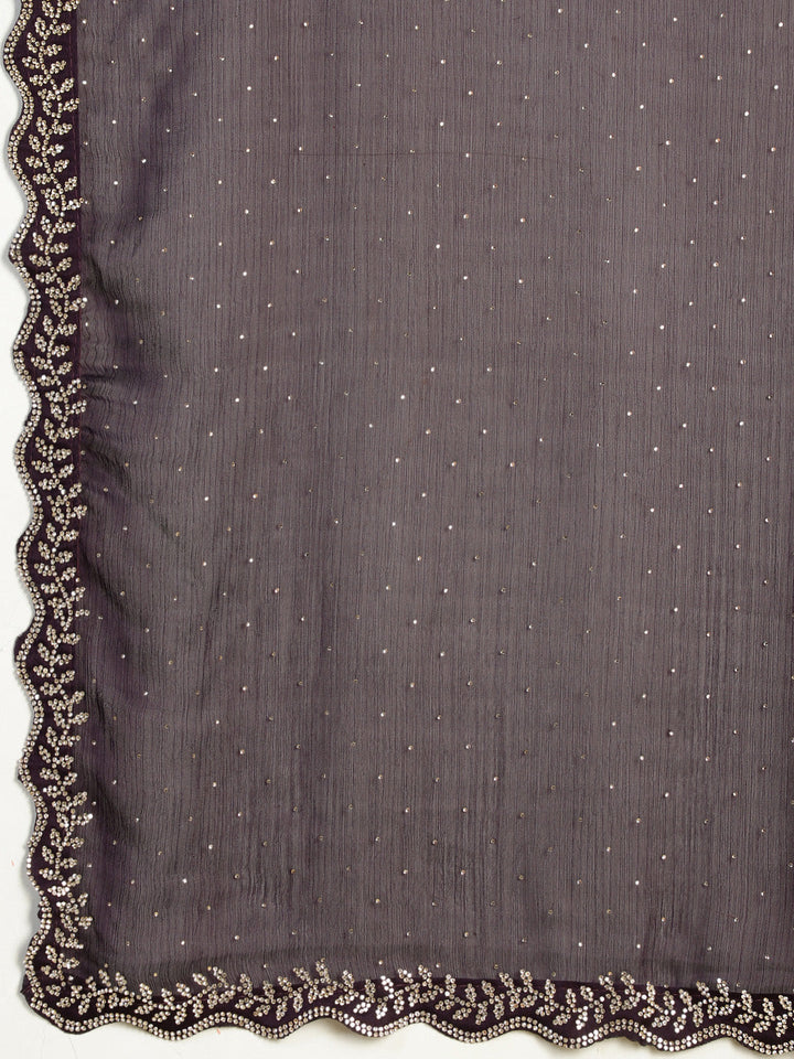Digital Printed Chiffon Saree