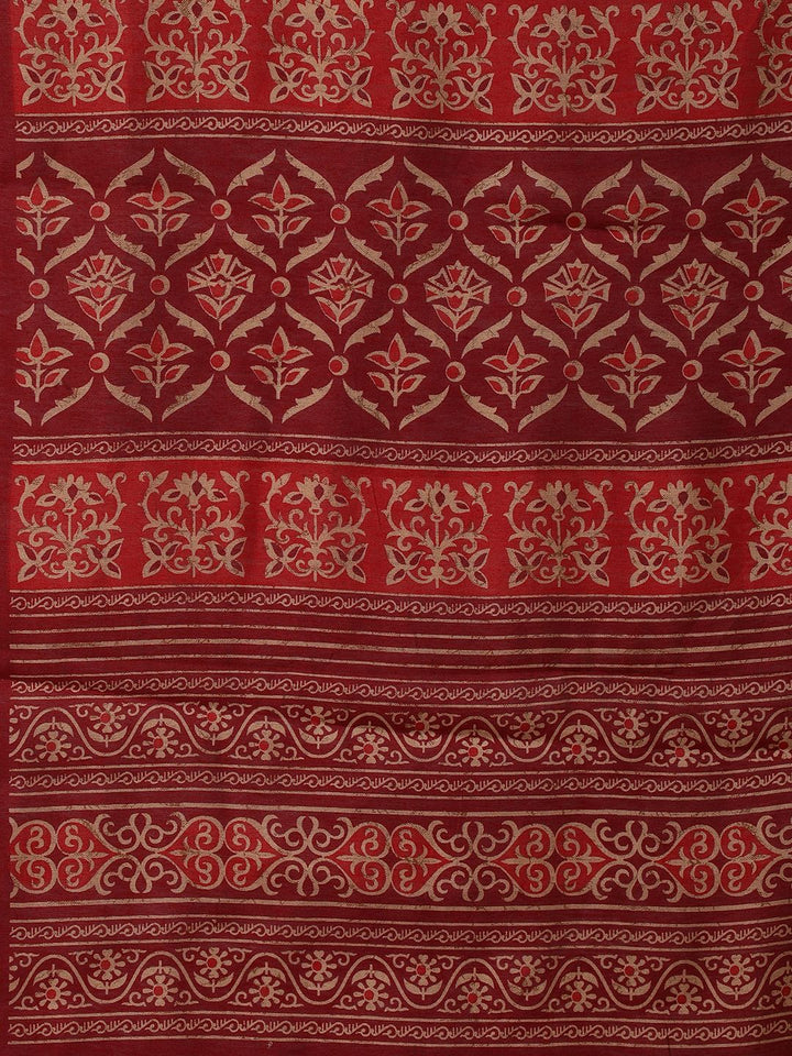 Digital Printed Art Silk Saree