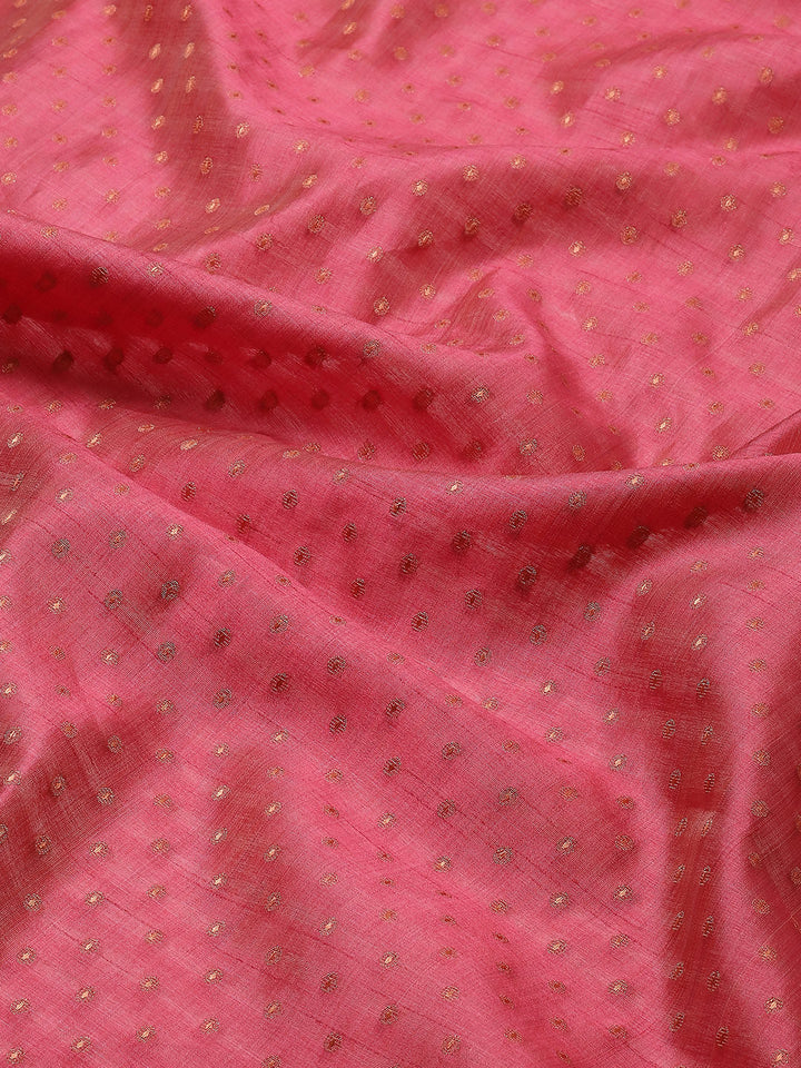 Zari Booti Woven Handloom Saree