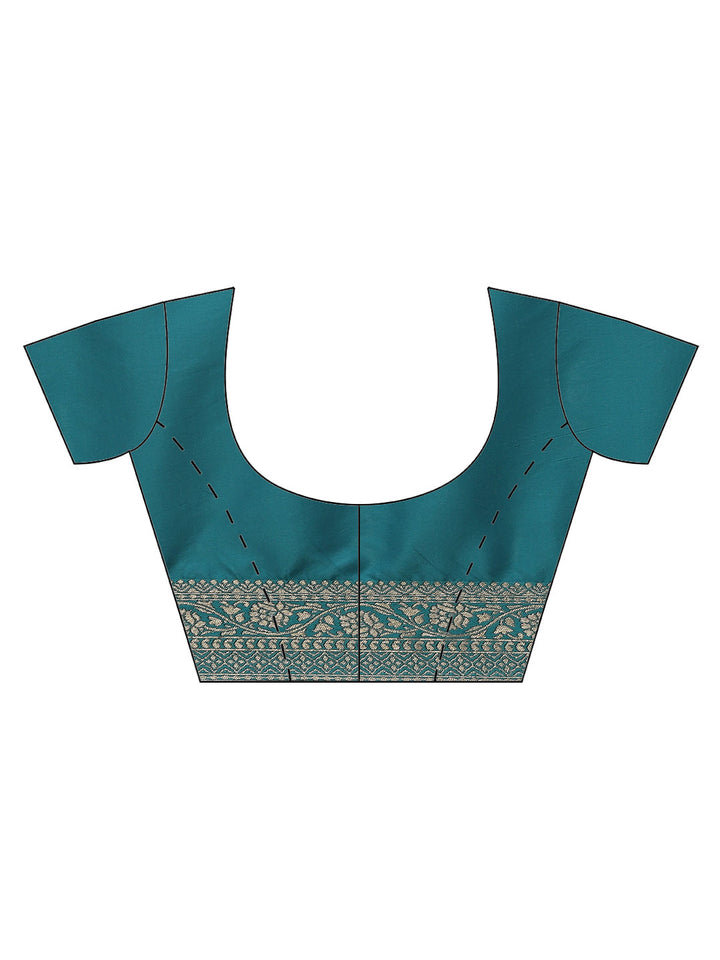 Zari Jaal Handloom Woven Saree