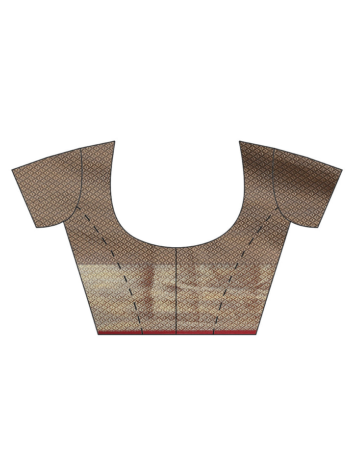 Resham Jaal Cotton Woven Saree