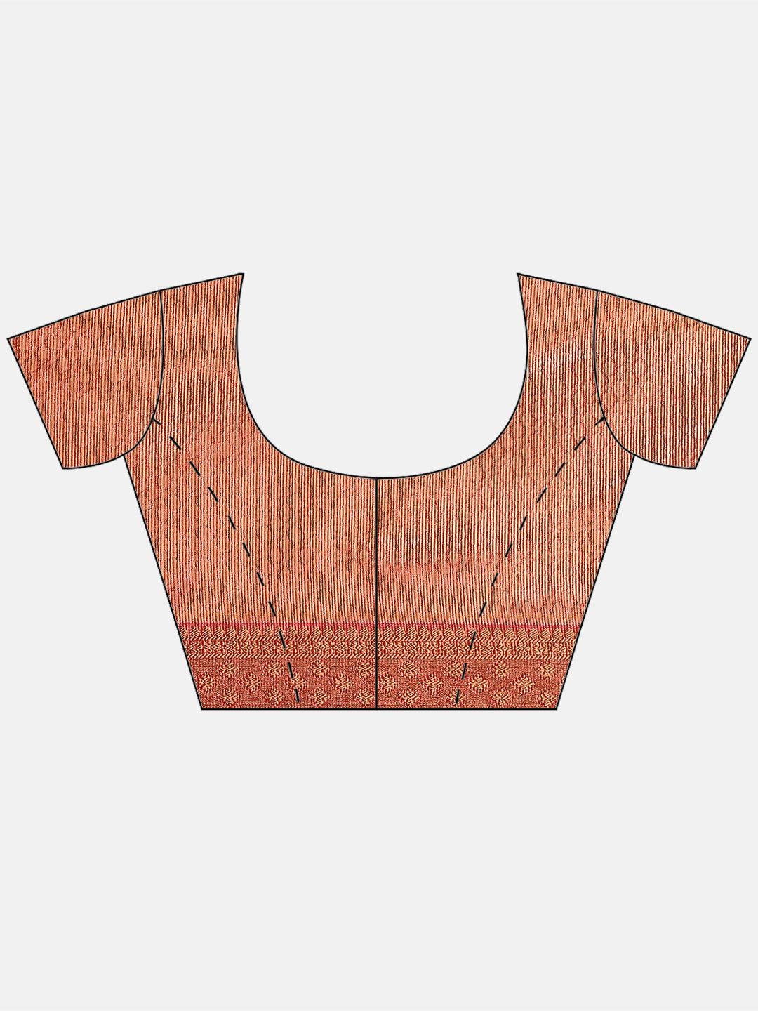 Plain Zari Border Handloom Woven Saree