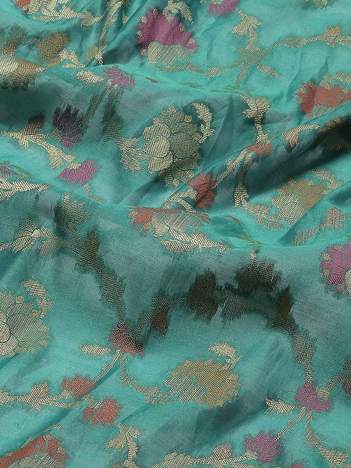 Zari Jaal Cotton Woven Saree
