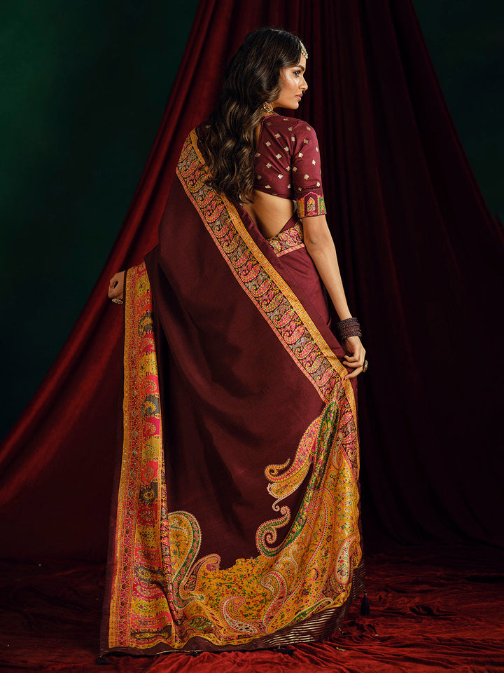 Printed Art Silk Saree