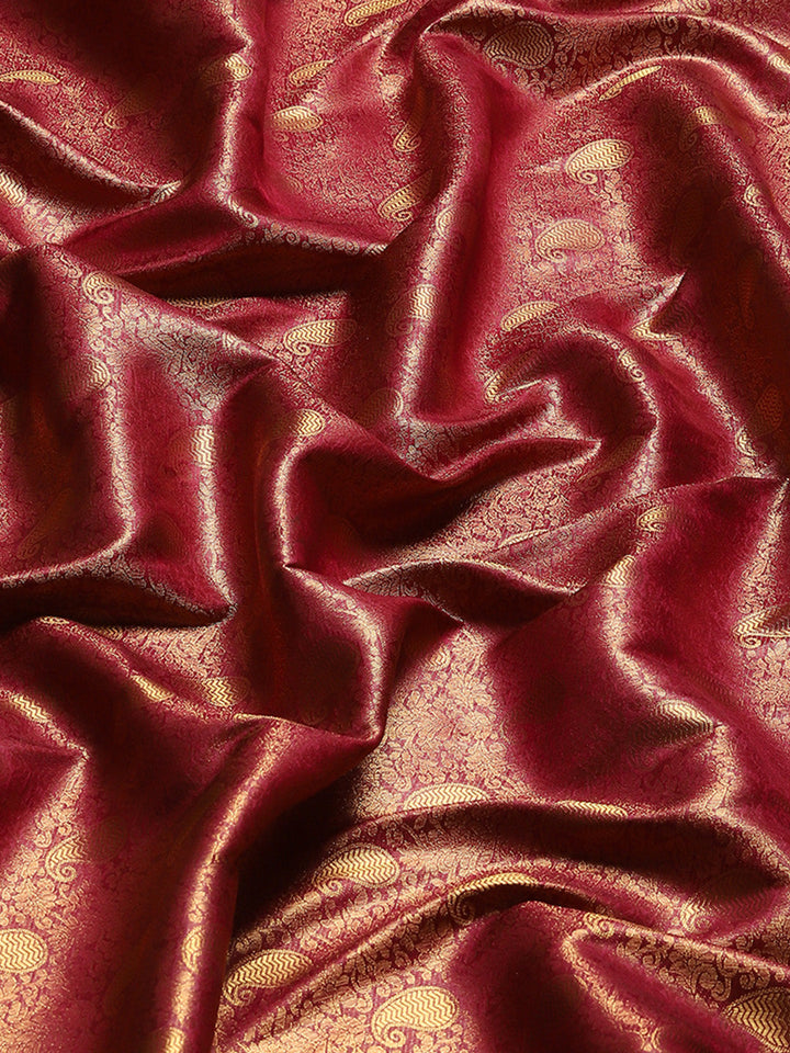 Zari Jaal Woven Handloom Saree