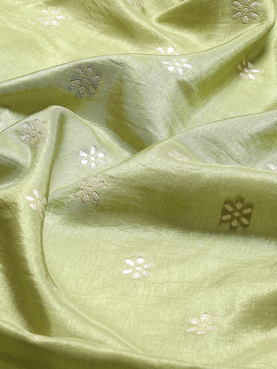 Zari Booti Woven Handloom Saree