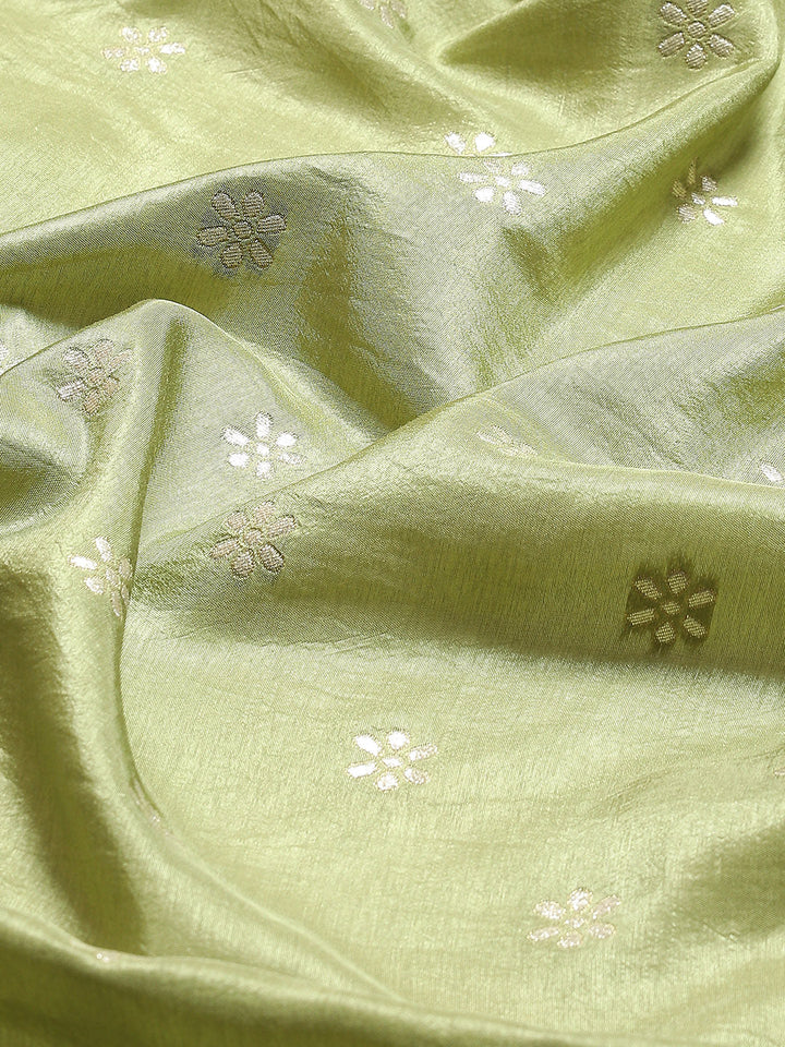 Zari Booti Woven Handloom Saree