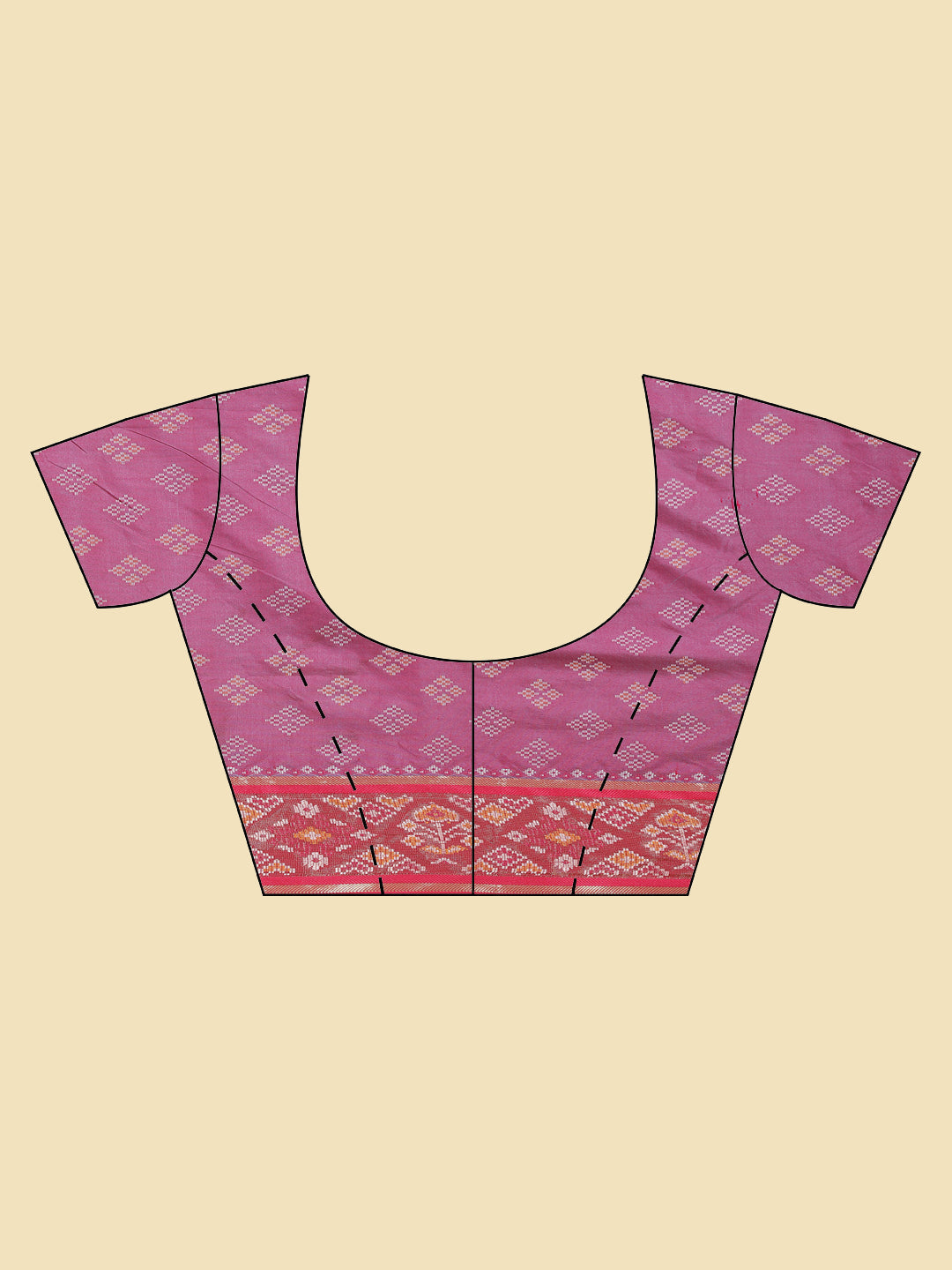 Zari Jaal Handloom Woven Saree