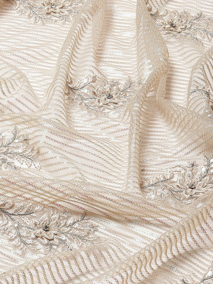 Swarovski Jaal Embroidered Net Saree