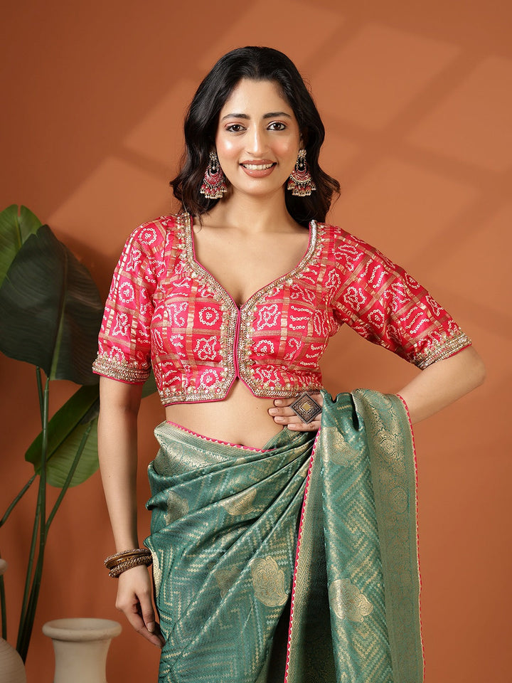 Embroidered Banarasi Saree