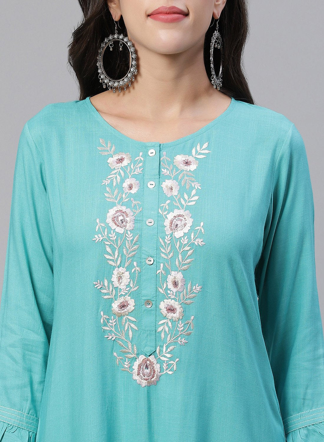 Embroidered Cotton Kurti