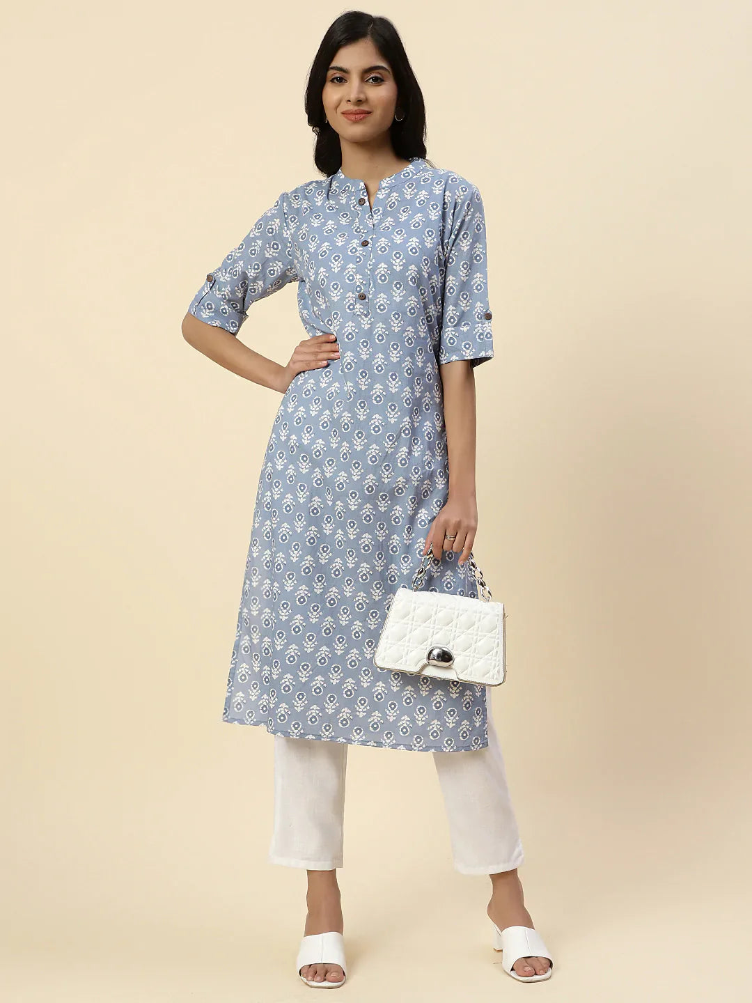 Printed Cotton Kurta