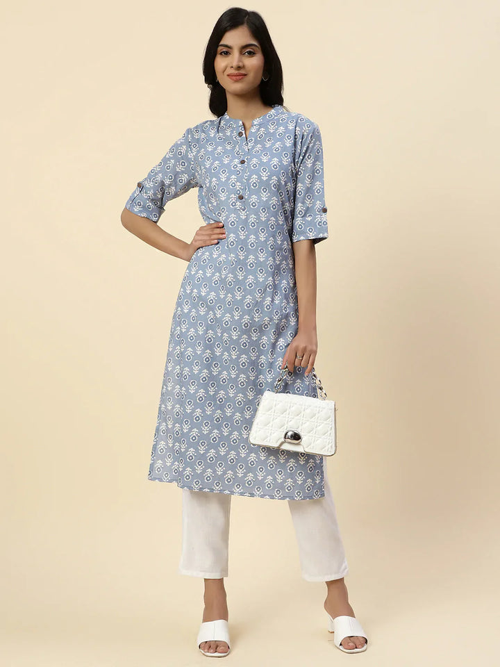 Printed Cotton Kurta