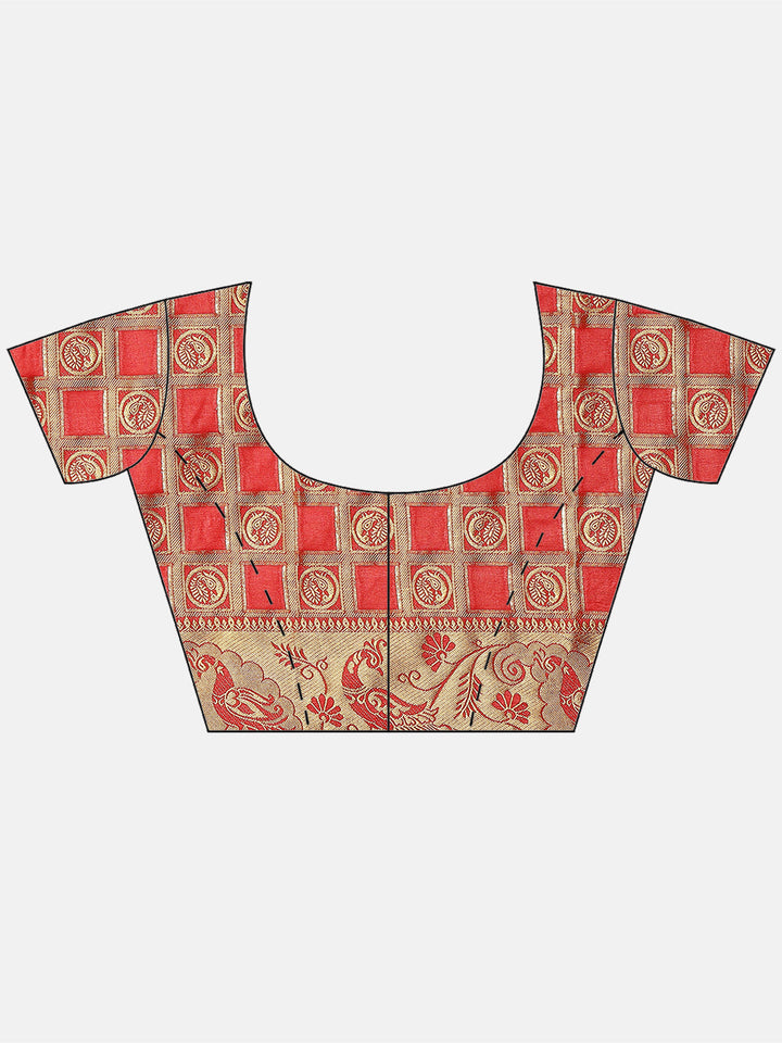 Zari Jaal Art Handloom Woven Saree