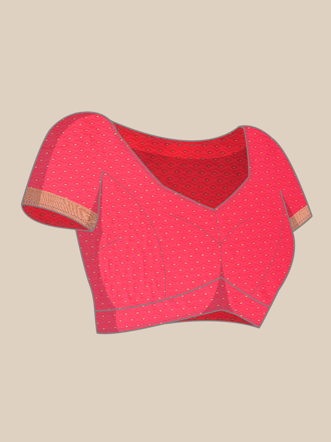 Banarasi Saree with Zari Border Booti