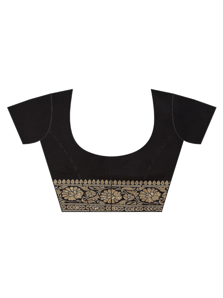 Bandhani Jaal Banarasi Embroidered Saree