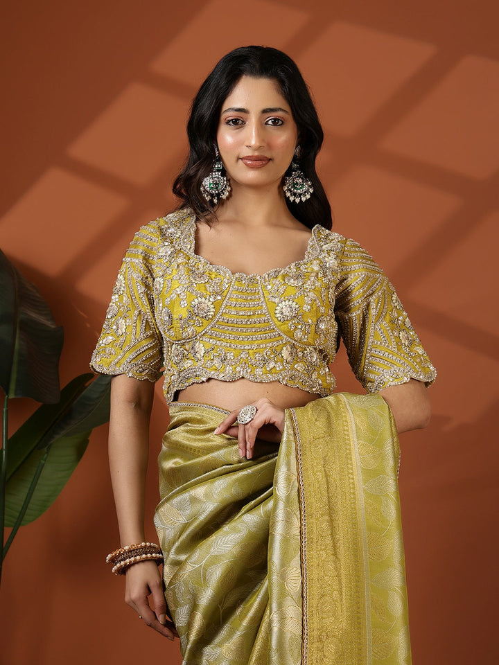 Embroidered Banarasi Saree