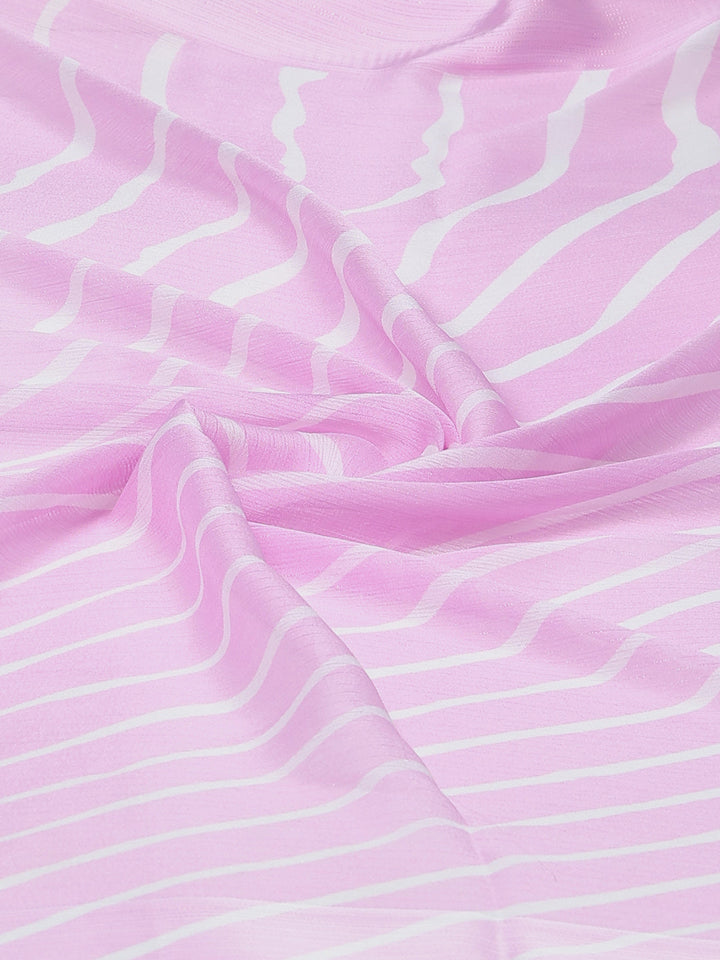 Floral Printed Chiffon Woven Saree
